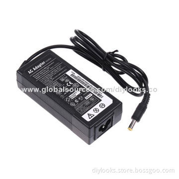 US Plug AC Adapter, 19V 3.42A 65W for Lenovo Notebook, Output Tips: 5.5 x 2.5mm